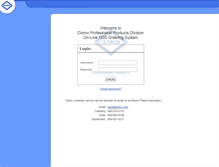 Tablet Screenshot of clorox.cp.imtco.com